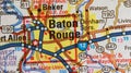 Map Image of Baton Rouge Louisiana