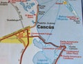 Map Image of Cancun, Mexico