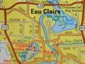 Map Image of Eau Claire, Wisconsin