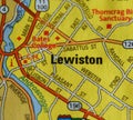 Map Image of Lewiston Maine