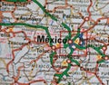 Map Image of Mexico City, Mexico