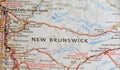 Map Image of New Brunswick, Canada