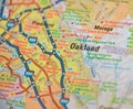 Map Image of Oakland California