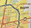 Map Image of Regina, Saskatchewan, Canada