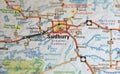 Map Image of Sudbury, Ontario, Canada