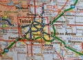 Map Image of Tulsa Oklahoma 1