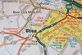 Map Image of Utica, New York