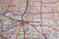 Map Image of Wichita Falls, Texas