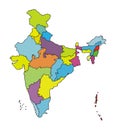 Map of India-More authentic