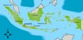 Map of Indonesia