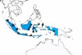 Map indonesia