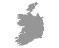 Map Ireland vector background. Isolated country texture Royalty Free Stock Photo