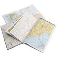 Maps on white background