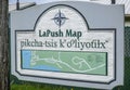 Map of La Push the famous beach near Forks - FORKS - WASHINGTON