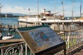 Map of Lake Geneva Lakefront in Geneva in Switzerland - GENEVA, SWITZERLAND - JULY 8, 2020