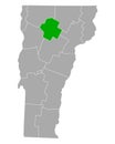 Map of Lamoille in Vermont