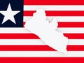 Map of Liberia.