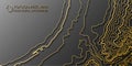 Map line of topography. Vector abstract topographic map concept with space for your copy. Abstract paper cut