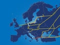 Pipelines from russia to europe