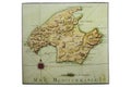 Map of Mallorca Island, 1712