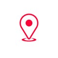 Map marker icon vector illustration Royalty Free Stock Photo