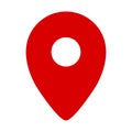Map Marker icon vector Royalty Free Stock Photo
