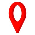 Map Marker icon vector Royalty Free Stock Photo