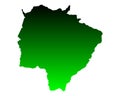 Map of Mato Grosso do Sul