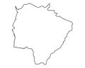 Map of Mato Grosso do Sul