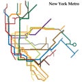 Map of the metro, Subway