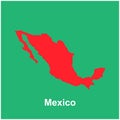 map of mexico icon vector