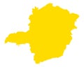 Map of Minas Gerais