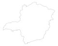 Map of Minas Gerais
