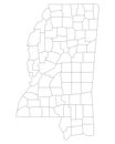 Map of Mississippi