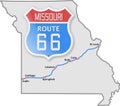 Historic Route 66 map