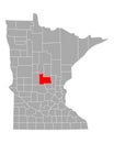 Map of Morrison in Minnesota