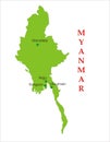 Map of Myanmar