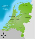 Map of the Netherlands