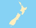 Map New Zealand vector background. Isolated country texture