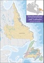 Map of Newfoundland and Labrador