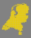 Map of Niederlande Royalty Free Stock Photo