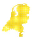 Map of Niederlande Royalty Free Stock Photo