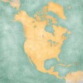 Map of North America - Anguilla