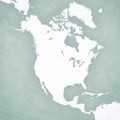 Map of North America - The Bahamas