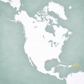 Map of North America - U.S. Virgin Islands