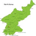 Map of North Korea