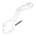 Map of norway logo