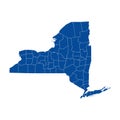 Map of Ny-York state