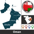 Map of Oman