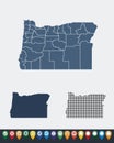 Map of Oregon state